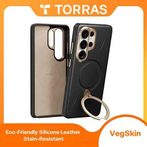 TORRAS Vegskin for Samsung S26Ultra with 360° Ring Stand & Protection 4-Meter Anti-Fall Shockproof Cover&Phonecase&Magesafe
