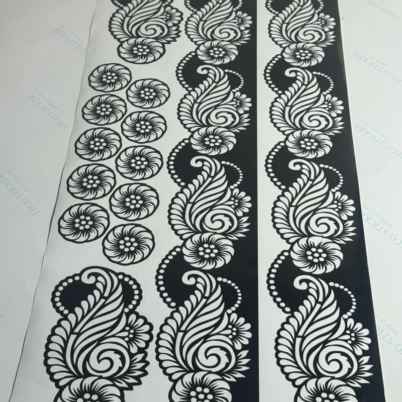 Henna Stencils Complete Set Palm Feet Fingers Design for Temporary Henna Tattoos Unique Patterns Suitable for Various Occasions and Events