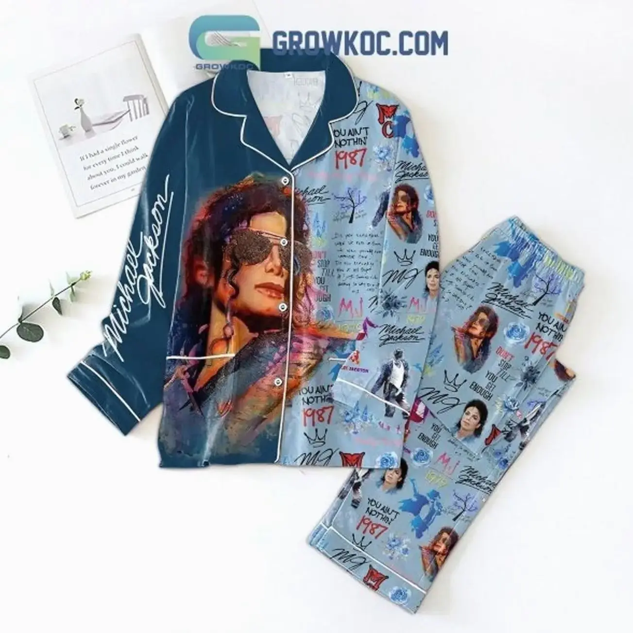 Michael Jackson You Ain’t Nothing 1987 Pajamas Set