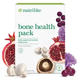 Nutrilite Bone Health Package - 60 Plant-Based Servings with Calcium Magnesium Vitamin D for Strong Bones & Bone Density Support - Healthcare