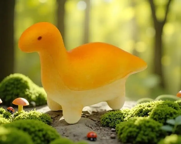 Dino Bread Slow-Rising Squishy