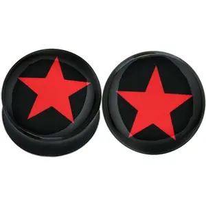 7/8 inch 22mm Gauges Ear Gauge Plugs Plug Flesh Tunnels Tunnel Screw Double Single Flare Flared Stretching Steel Silicone Wood Expander Ears Earrings men women 7/8 22mm