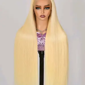 30Inch 613 13x6 Lace Front Wig Human Hair 200 Density 613 Lace Front Wig Human Hair Straight 613 HD Lace Frontal Wig 13x6 Blonde Wigs Human Hair Pre Plucked (613 Blonde Wigs)