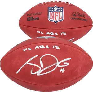 Sam Darnold Seattle Seahawks Autographed Duke Full Color Football with "We Are 12" Inscription - Fanatics Authentic Certified