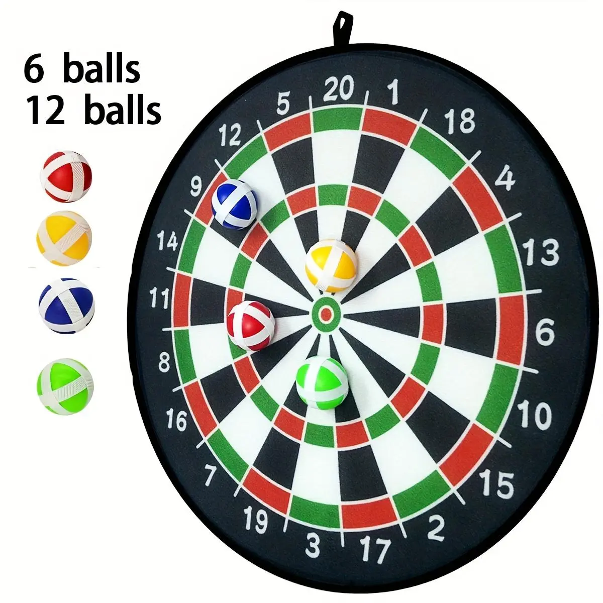 12/6 Sticky Balls, Dart Targets Indoor and Outdoor Toys Balance Training Parent-child Interactive Birthday Party Game Set