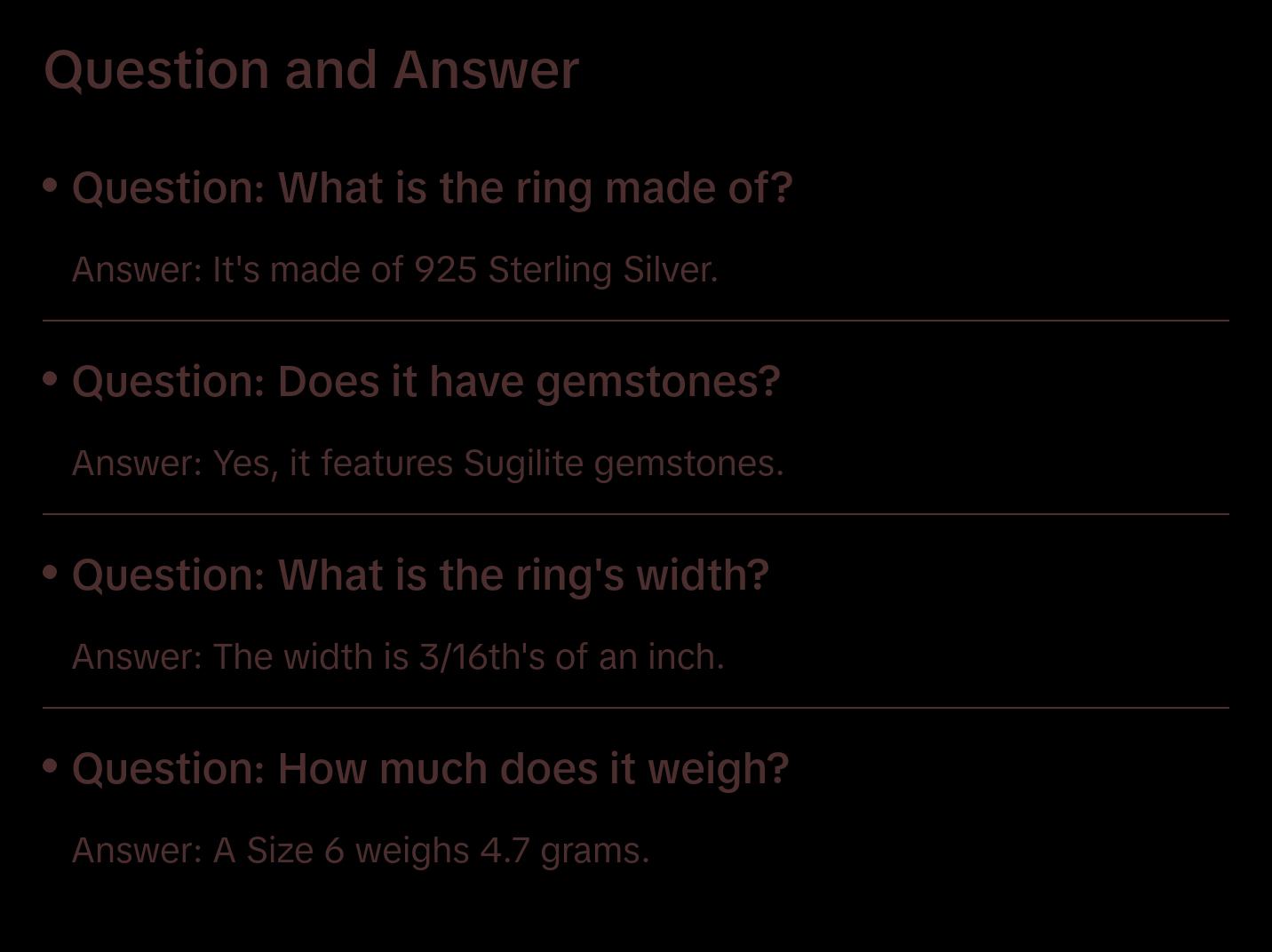 Size 13 - 925 Sterling Silver Tribal Ring • Sugilite Gemstone • Navajo Handmade • Purple Native American Ring