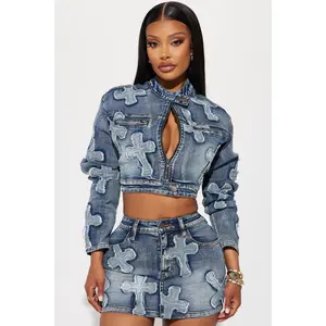 Cross Your Mind Denim Jacket - Medium Wash