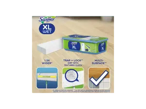 Swiffer XL Sweeper Wet Cloth (Fresh Scent) 12 Ct x 1