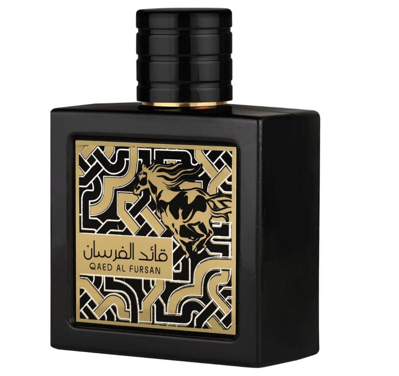 Lattafa Perfumes Qaed Al Fursan Perfume By Lattafa  Black 3.4/3.3 Edp Unisex | Citrusy , Fresh , Lemon | Men's First Choice Lattafa Perfumes Qaed Al Fursan Perfume By Lattafa  Black 3.4/3.3 Edp Unisex | Citrusy , Fresh , Lemon | Men's First Choice
