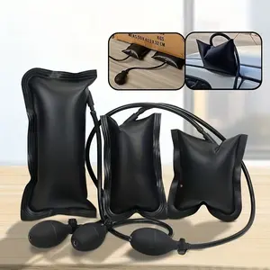 1pc, 3pcs/set car repair tool inflatable airbag adjustable car air pump door repair air cushion emergency opening unlocking tool kit window installation position positioning air cushion locksmith airbag automatic air triangle airbag lock picker opening