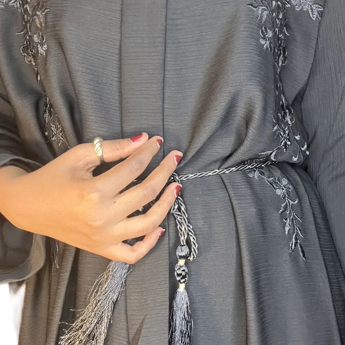 Silky Elegent Arabian Abaya