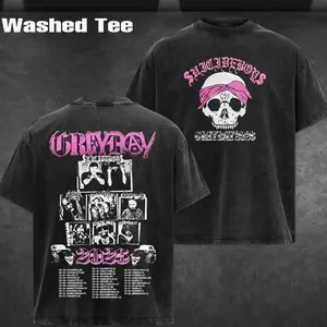 Vintage Grey Day 2026 Tour Band Fan shirt,  Music Washed Tee Shirt, Vintage Graphic Tee FEQ