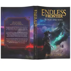 Brett Lurie Endless Frontier Book 2 Blood and Soul Paperback Edition SIGNED 1st Print Illustrated Epic Sci-Fi Progression Fantasy Novel Exclusive Preview of Book 3