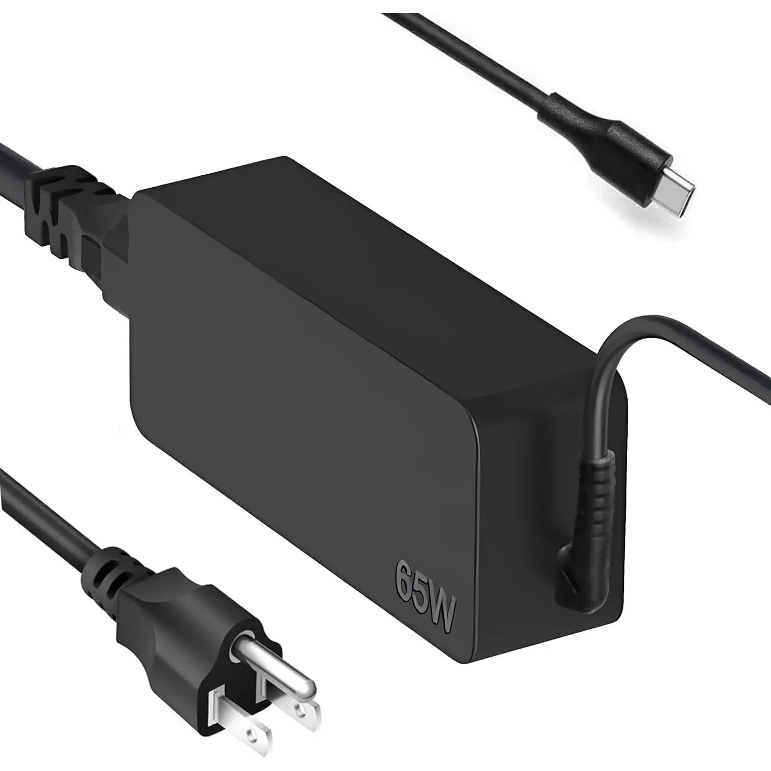 Replacement 65w USB c Laptop Charger for Lenovo ThinkPad/Chromebook/Yoga,ThinkPad T480 T490 T580 E480 ADLX65YDC2A Power Supply for Lenovo Laptop Charger, Wall Charger, 1,500+ Charge Cycles