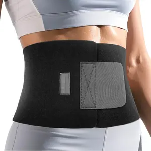 Waist Trainer for Women Lower Belly Fat, Elastic Sweat Band for Stomach Weight Loss, Waist Trimmer Better Heat Retention to Sweat More, Increase Core Stability for Workout, Fitness Black exercise
