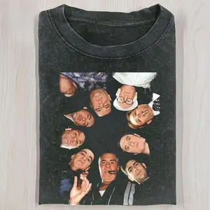 Sopranos Cast Group Shirt, Vintage Mafia Crew Graphic Tee, Retro TV Show T-shirt