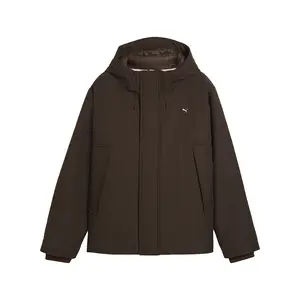 PUMA Mens Select Essentials Mmq Primaloft Down Jacket Athletic Outerwear Casual Drawstring - Brown