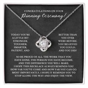 Pinning Ceremony Necklace Gift, Nurse Graduation Gift, Nursing School Graduation Necklace Gift, CNA graduation gift, RN Gift, Necklace With Message Card and Box, Gift for Birthday