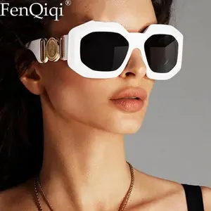 FDO La Chic - Thick Frame Square Retro Classic Luxury Designer Sunglasses UV400