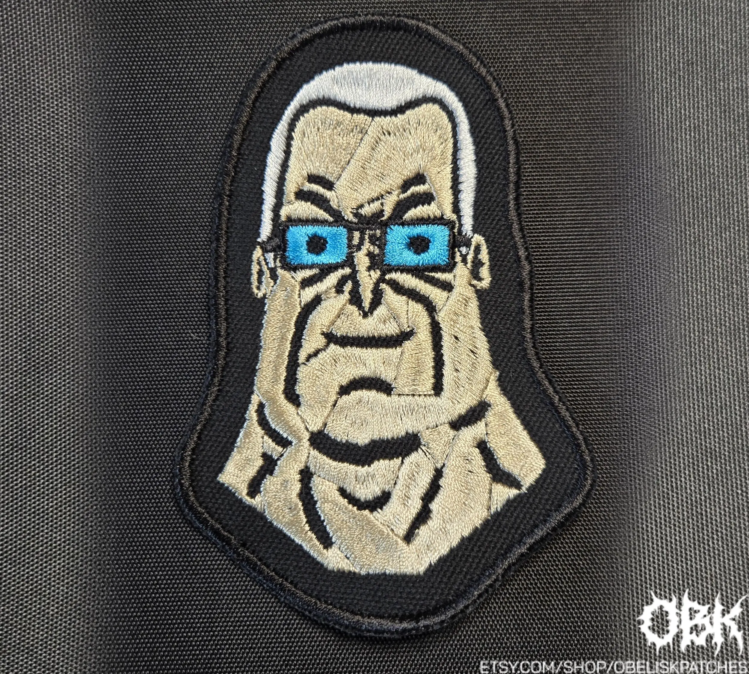 Big Lez Patch  Embroidered Canvas Patch - Multiple Sizes, Iron On, Velcro for bags, clothing