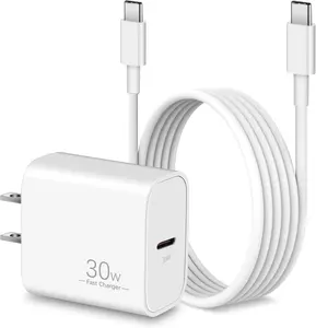 PD 30W 5FT Fast Charger for iPhone 14/13/12/11/Pro Max/Mini/Plus/XS/iPad with 30W USB-C Charging Block and Long Lightning Cable Cord