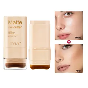 Matte concealer, Buildable Matte Finish, is durable, waterproof, and can cover defects. It is light, non greasy, and easy to apply,natural makeup effect