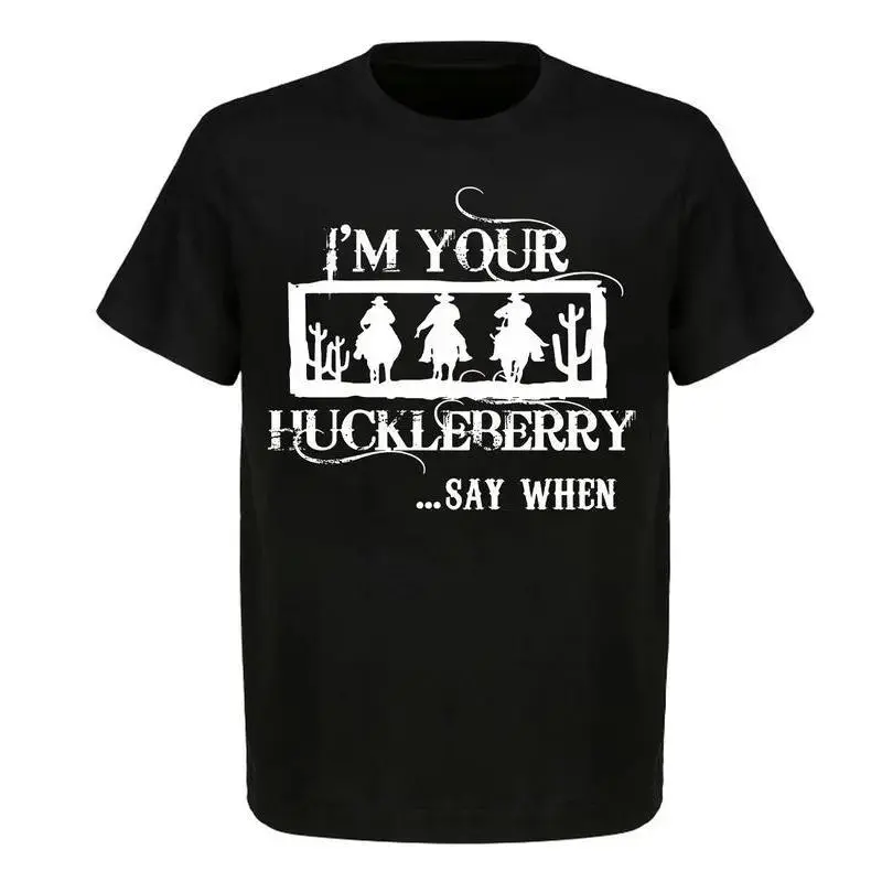Val Kilmer I'm Your Huckleberry Shirt, Tombstone Western, Movie Quotes T-Shirt, For Men And Women, Full Sizes, Unisex Cotton Tops