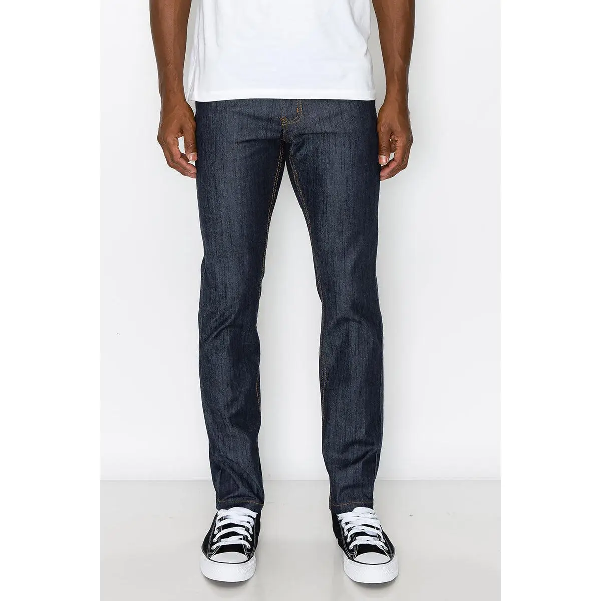 VICTORIOUS Essential  Raw Denim Skinny Jeans