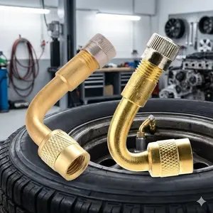 Universal Tire Valve Extender Adapter Kit for Car Motorcycle Bike Bicycle SUv aTv - easy Check Air Pressure & Inflate, Durable Multi-Vehicle Tire maintenance Tool for Outdoor Use.