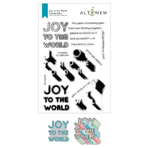 Joy to the World Typography Stamp & Die Bundle