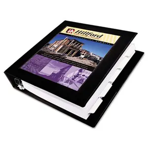 Avery 68037 Framed View Binder With One Touch Locking EZD Rings 3 in. Capacity Black