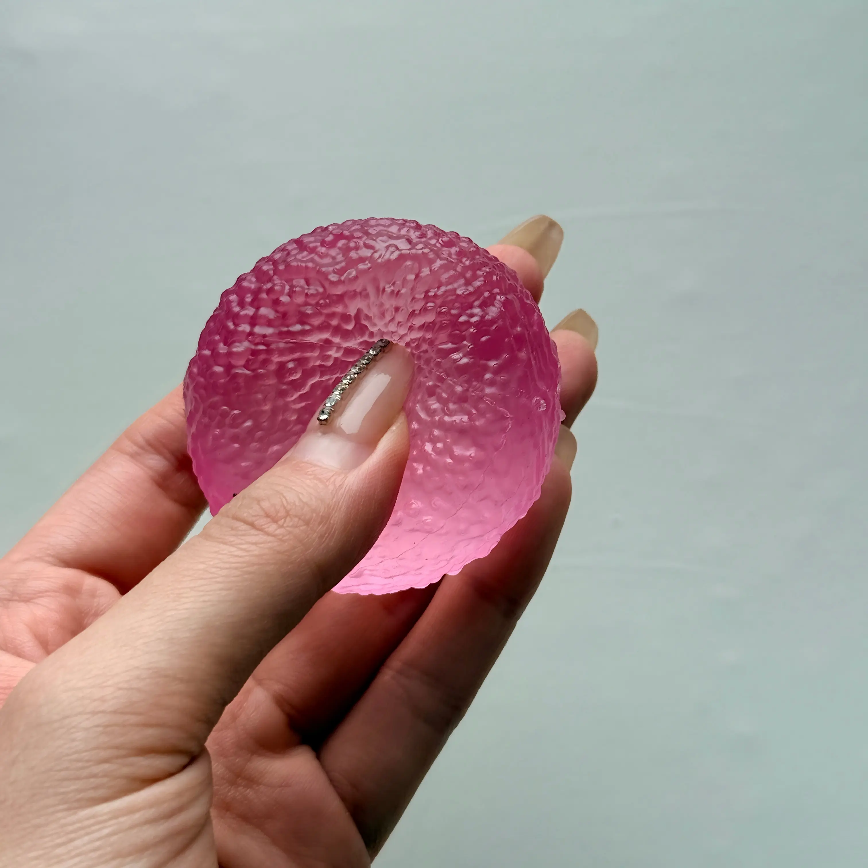 KUTU 3cm(1.18") Mini Candy-Textured Squishy Stress Ball - Sensory Friendly Fine Motor Skills Fidget Tool, Palm-Sized Slow Rising Cartoon Anxiety Fidget Toy for Moms, Portable Office Pocket Calm Corner Tool (Colorful Squishies Ball Stress Relief Toy), Ball