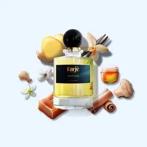 Farje Perfumes – Or De Tunis Extrait De Parfum Unisex 100ml – Finest Niche Quality Ingredients – Spicy Floral Woody Fragrance with Ginger, Orange Blossom, Neroli and Sandalwood – Warm, Elegant and Long Lasting