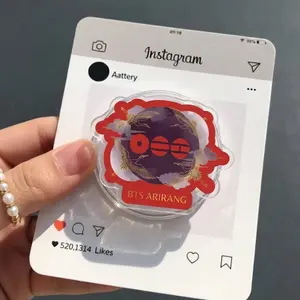 Arirang Phone Grip Korean Traditional Aesthetic Kpop Album Style Acrylic Pop Socket Grip Stand For iPhone Samsung Trendy Fan Gift Accessory