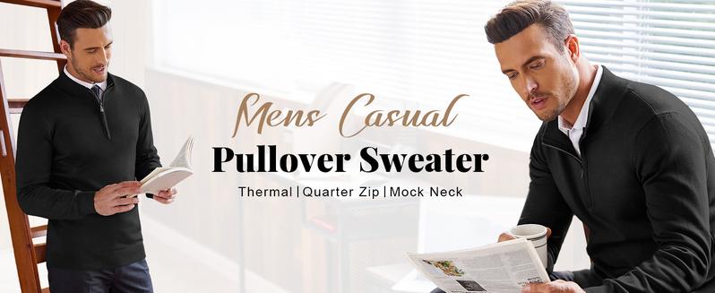 COOFANDY Fall Outfits Men's Quarter Zip Up Sweaters Slim Fit Lightweight Mock Neck Pullover Casual Polo Sweaters Classic Cotton Long Sleeve Menswear Shirt Classy Shirt Classy Collar Knitwear Outfit COOFANDY Fall Outfits Men's Quarter Zip Up Sweaters Slim Fit Lightweight Mock Neck Pullover Casual Polo Sweaters Classic Cotton Long Sleeve Menswear Shirt Classy Shirt Classy Collar Knitwear Outfit