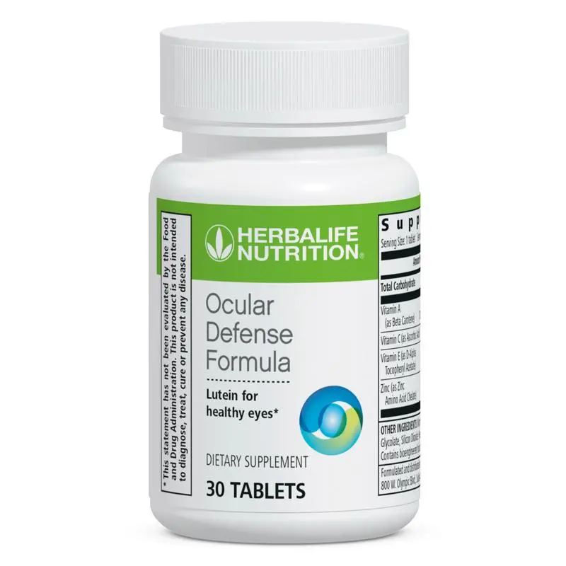 Herbalife Ocular Defense Formula Dietary Supplement 30 Tablets Lutein Zeaxanthin Antioxidant Support Eye Wellness Daily Nutrition Vitamin Supplement Adult Tablet Formula Vision Care Nutritional Supplement Daily Wellness Routine