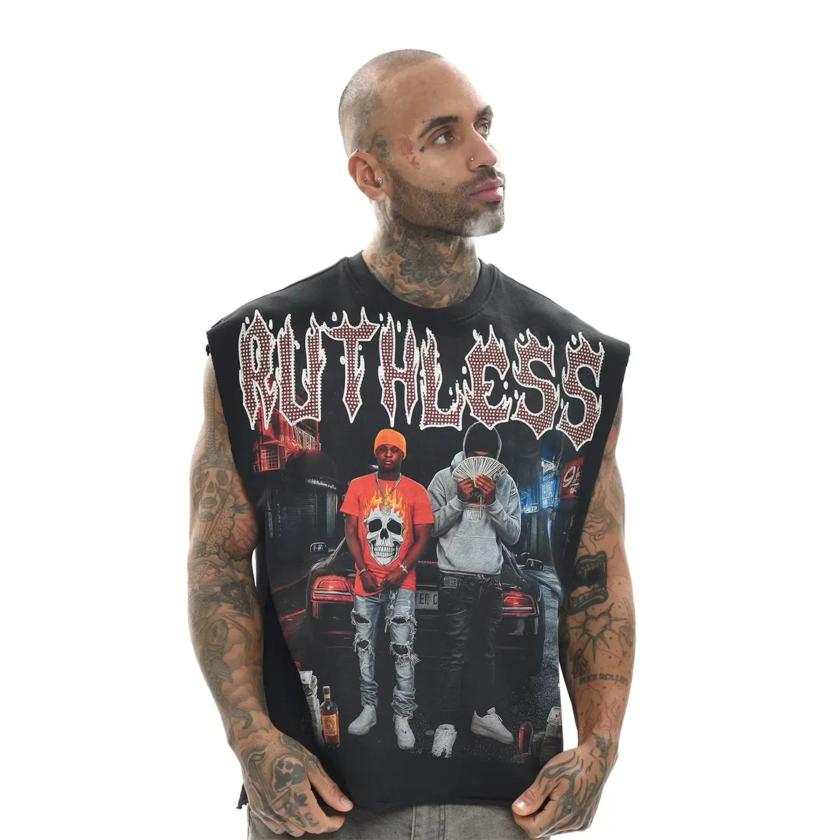 Ruthless Raw Edge Muscle Top Ruthless Raw Edge Muscle Top