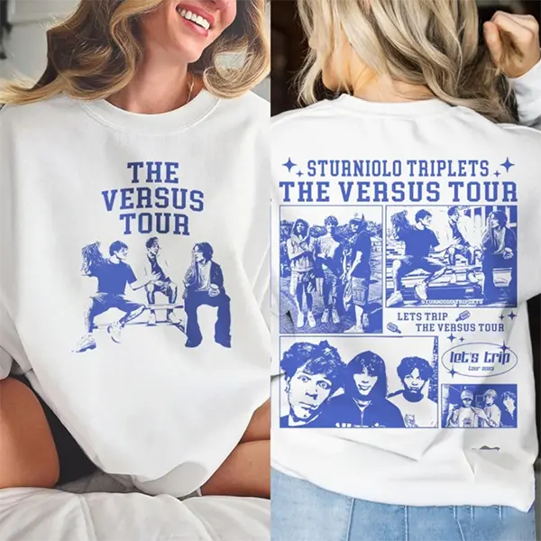 Sturniolo Triplets The Versus Tour Shirt – Unisex Concert Tee, Iconic Fan Merch