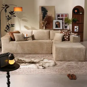 106" Modular Cloud Sectional Sofa Couch - L Shaped Lounge Couches for Living Room with Chaise,Mdoren Minimalist Sleeper Sofa,Deep Seat,No Assembly Required