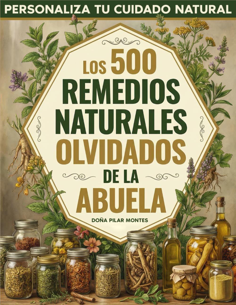 Los 500 Remedios Naturales Olvidados de la Abuela: Personaliza tu cuidado natural con plantas, ungüentos y recetas ancestrales para calmar molestias y ... con la sabiduría de antes (Spanish Edition)