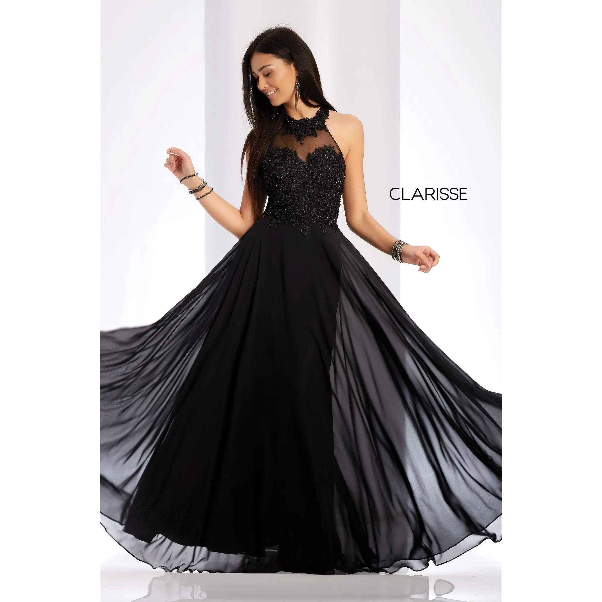 Clarisse -3528 Lace Applique A-Line Prom Dress - TikTok Shop Clarisse -3528 Lace Applique A-Line Prom Dress - TikTok Shop