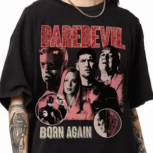 Vintage Daredevil Born Again Shirt, MCU Daredevil Superhero Shirt, Born Again Show Tees, MCU Comics Daredevil show tee, MCU Family Tee Gift for Men and Women