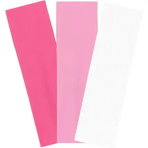 3 count Headbands for Women Non Slip Elastic  Hairbands Fashion  Hair Bands Soft Cloth Fabric Stretchy Headband for Workout Yoga Running