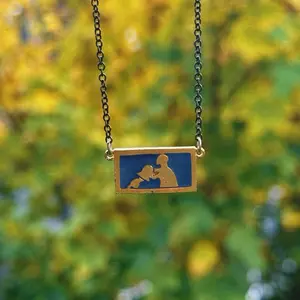 Aquarius Zodiac Charm Necklace