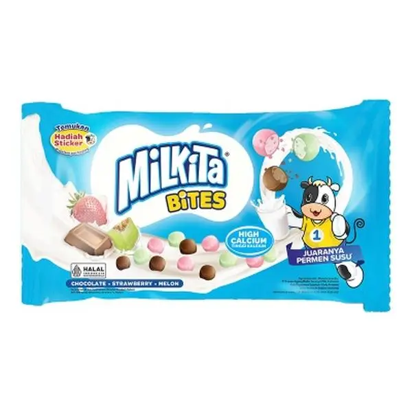 MILKITA BITES: Bite Size High Calcium Crunchy & Chewy Milky Treats