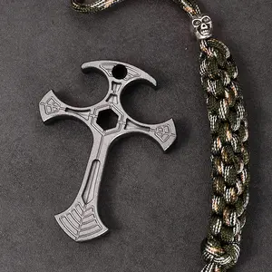 Edc Crossbow Hanging Bottle Opener, Cool Necklace Gear, Outdoor Camping  Tool, Beautiful Metal Gift Toy.