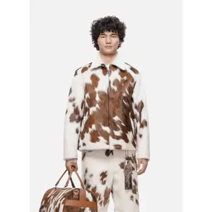 Étalon 100% Cowhide Jacket – Brown & Cream