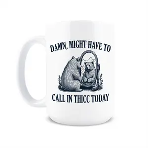 Call In Thicc Coffee Mug Call In Thicc Coffee Mug