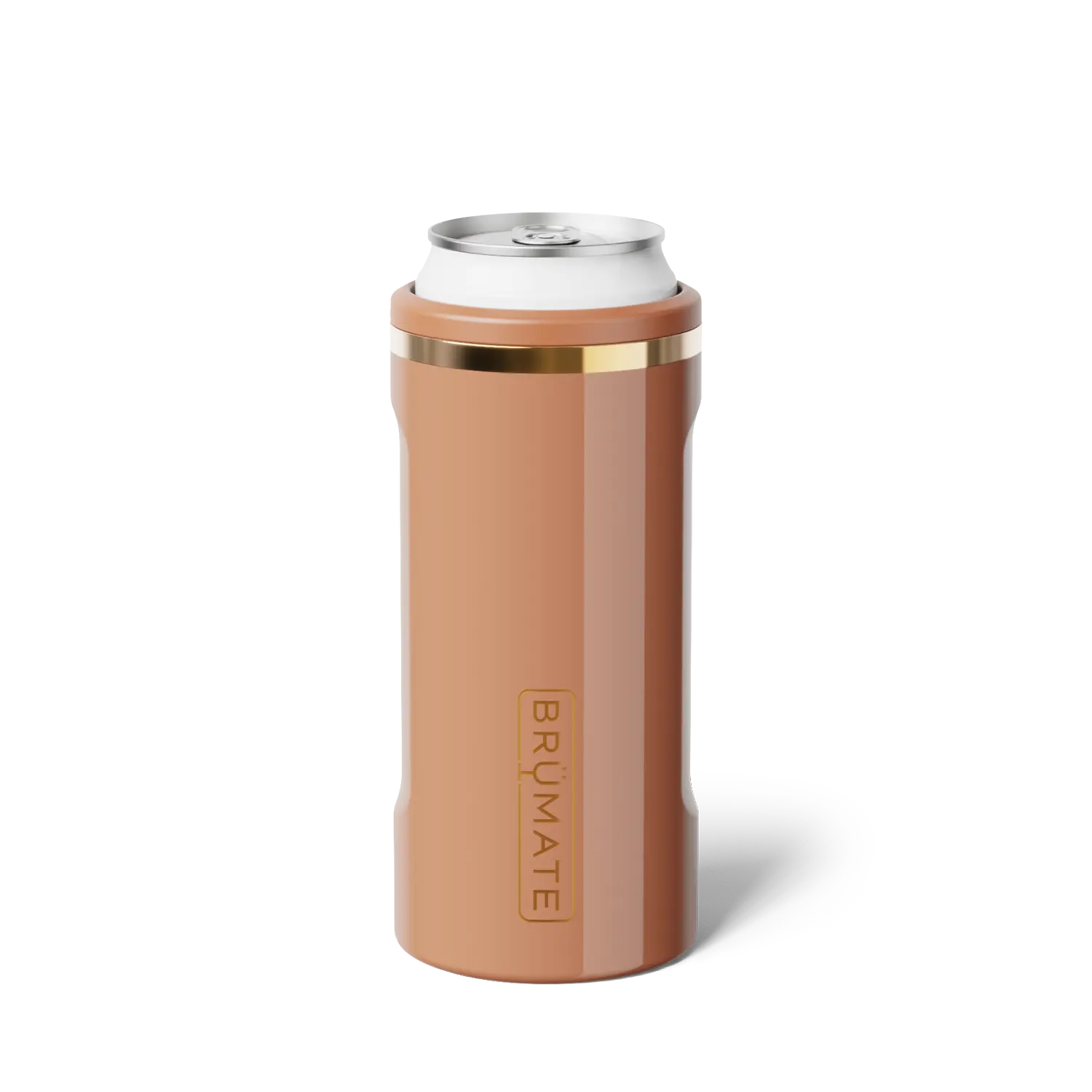 BrüMate Hopsulator Slim Insulated Can Cooler | 12oz Slim Cans | Skinny Can Stainless Steel Drink Holder