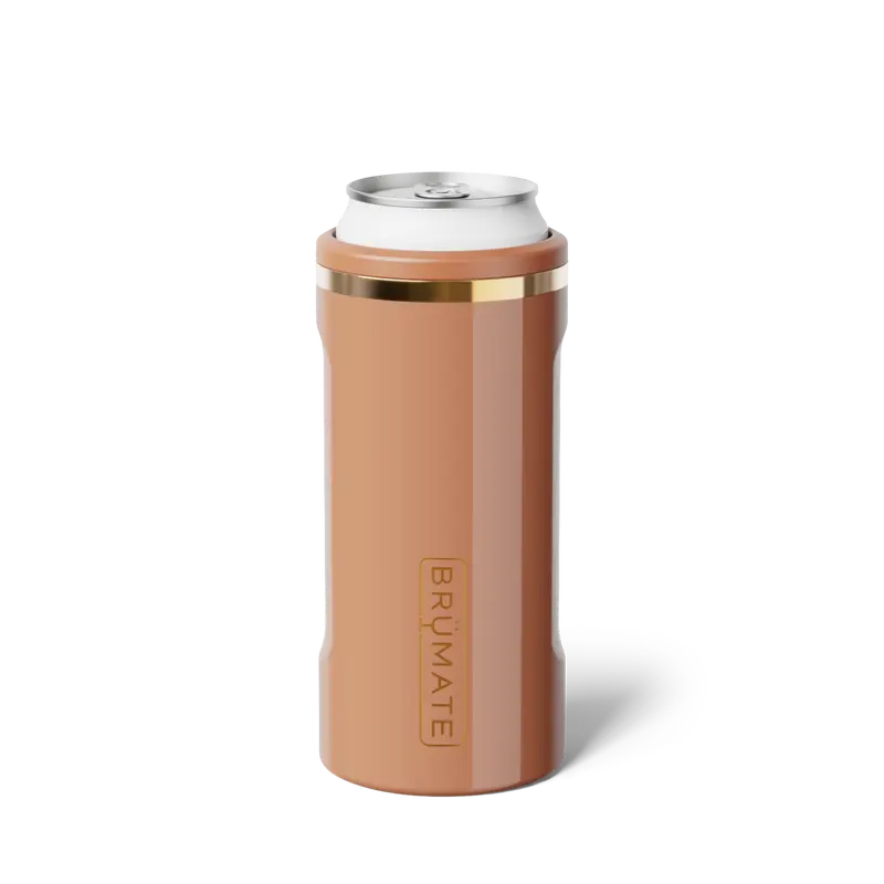 BrüMate Hopsulator Slim Insulated Can Cooler | 12oz Slim Cans | Skinny Can Stainless Steel Drink Holder